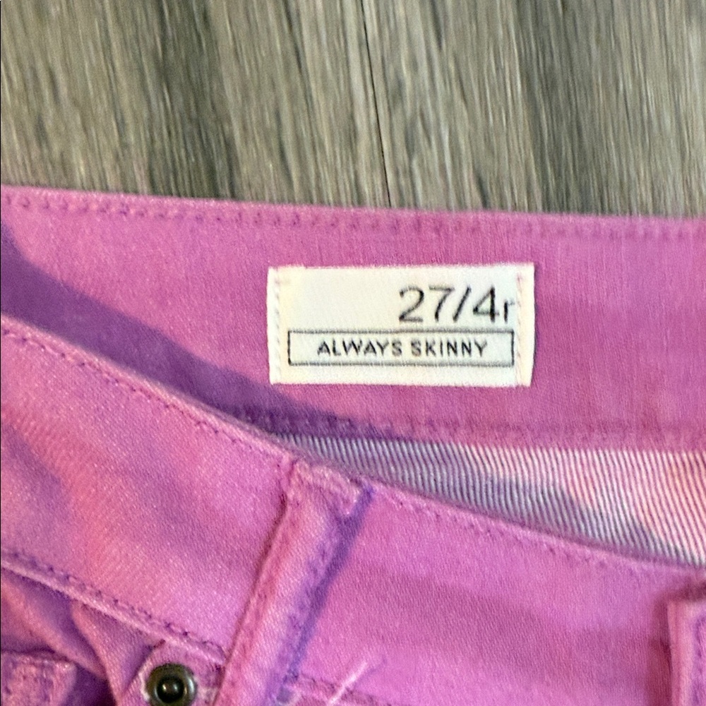 Vibrant Pink Skinny Jeans for Women EUC - Picture 5 of 6